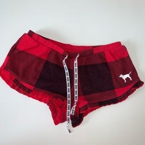 PINK christmas edition shorts